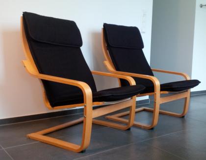 IKEA Poeng-Sessel - Zwei zum Preis von Einem