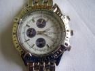 Silberner Designer Chronograph aus dem Hause Lorentini
