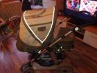 Babywelt Kombi Kinderwagen grün