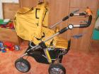 Hartan Racer XL Gelb mit Wickeltasche Softtasche Top seltene Farbe