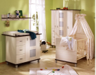 Wunderschoenes Babyzimmer kostenlos dazu Matratze Babynest Wickelauflage
