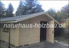 Individuelle Fertigung von Blockbohlengaragen in 50mm und 70mm Wandstärke