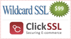 Discount Offer on Wildcard SSL Certificate at 99 ClickSSL. com