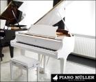 Hamburger Steinway Sons Flügel Modell S-155 in weiß Hochglanz