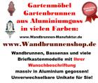 GARTENBRUNNEN BASSENAS WANDBRUNNEN GARTENMOEBEL AUS ALUMINIUMGUS